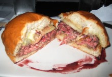 unvegan umami burger Not blood, but tastier.
