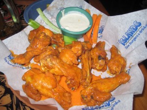 People just seem to think carrots and celery belong with wings...