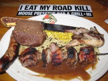 The most appetizing road kill ever.