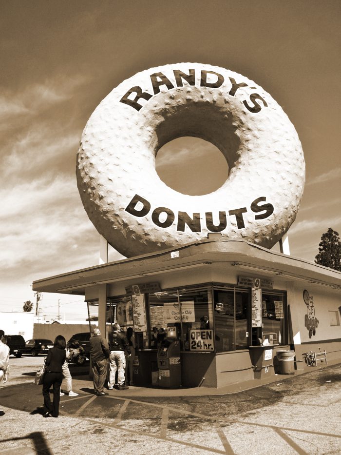 Breakfast with Iron Man at Randy’s Donuts The Unvegan