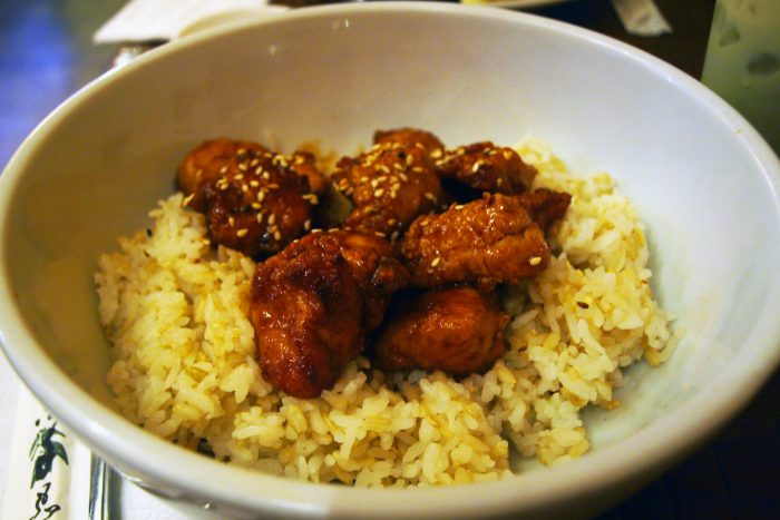 A Bowl Of Rice And Meat At Yuko Kitchen The Unvegan   Yuko Kitchen 700x467 