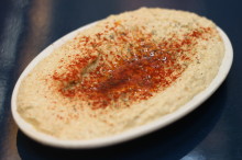 A big side of hummus.