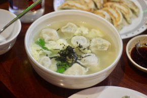 Soup for a dumpling.